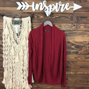 Bershka |‎ Knit Cardigan Red